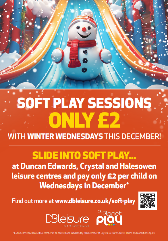 Duncan Edwards Leisure Centre - Winter Wednesday's Soft Play Sessions